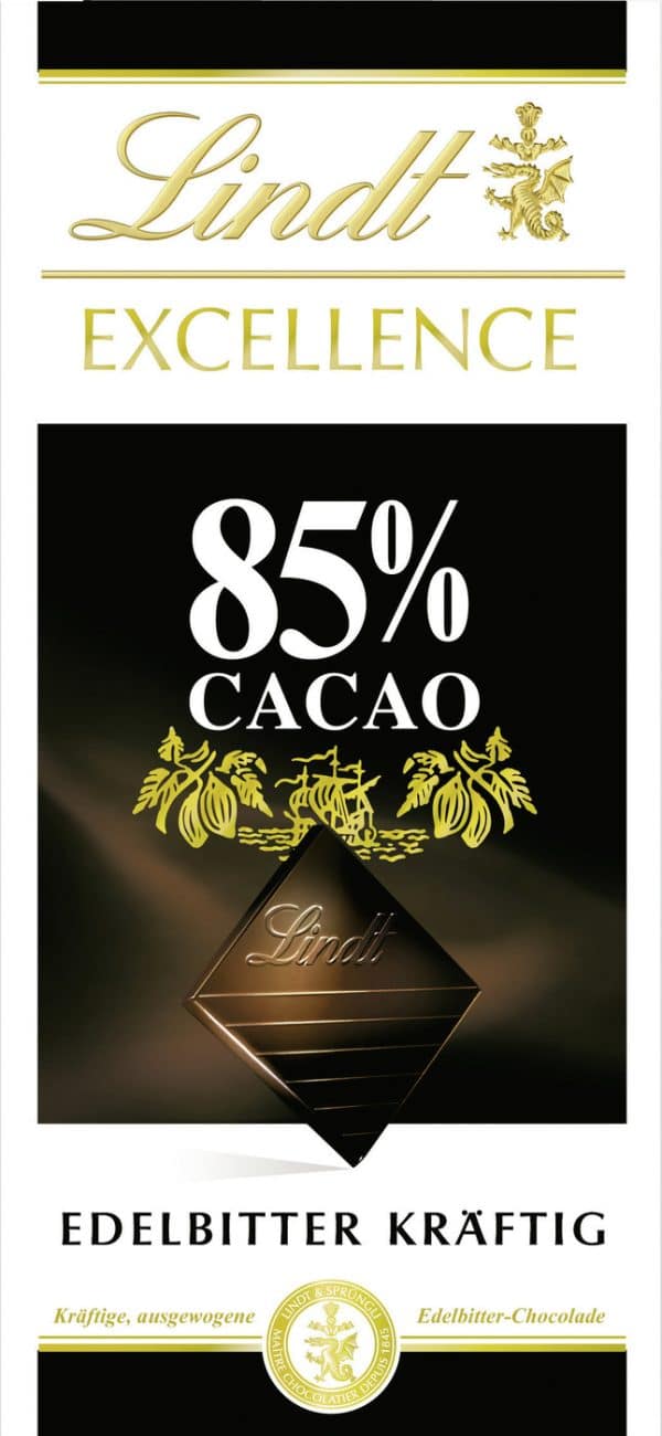 Lindt Excellence Edelbitter Kräftig 85% 100G