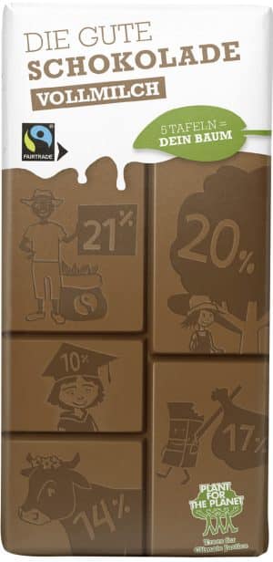 Plant for the Planet Die Gute Schokolade Fairtrade 100G