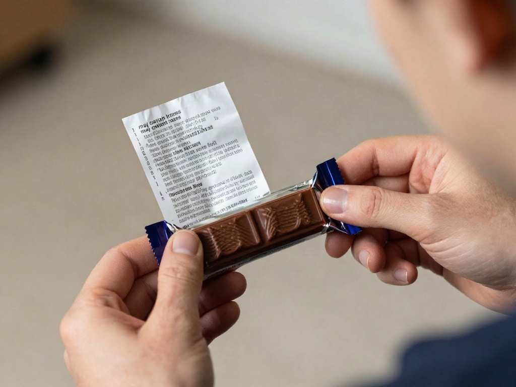 Schokolade Nussallergie