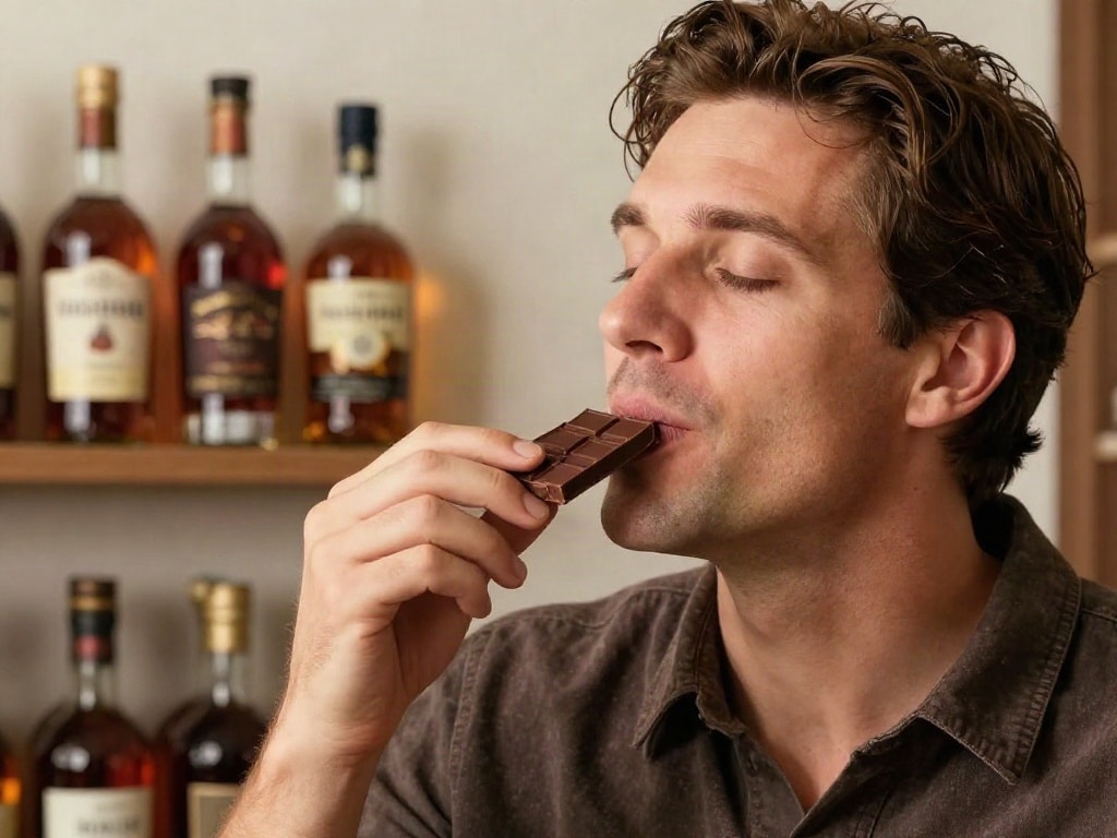 Schokolade mit Rum