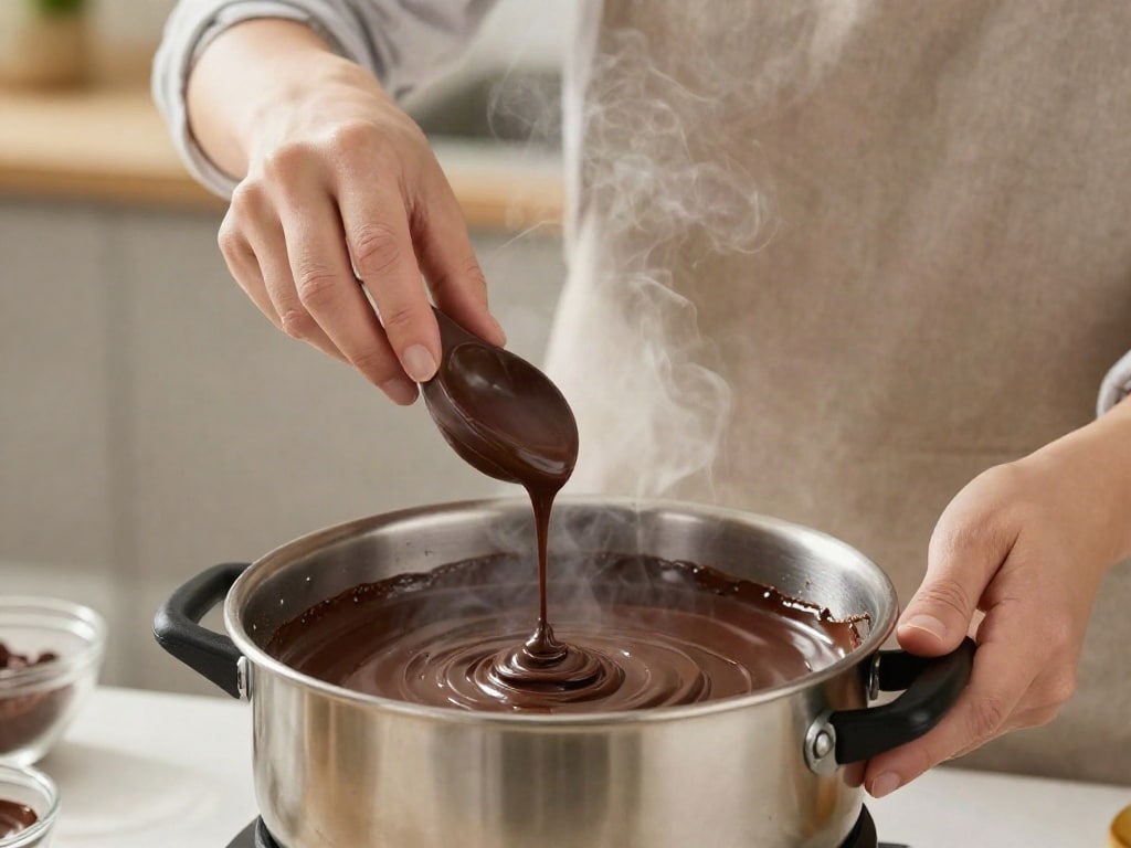 Schokolade für Ganache
