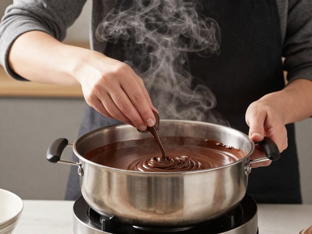Schokolade für Pralinen